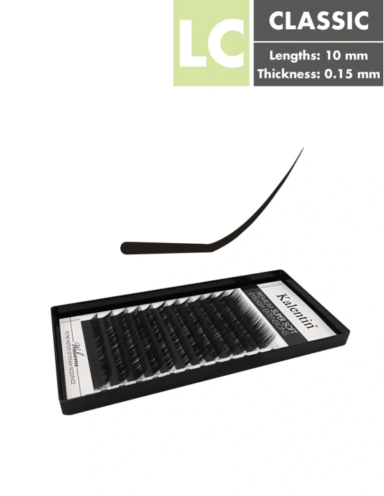 LC Curl Classic Eyelash Extensions | Kalentin Sustainable Lash Brand