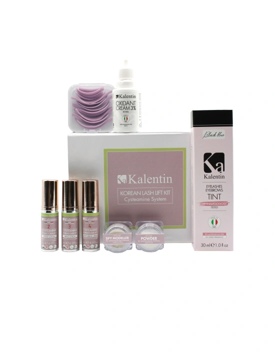 Vegan Lash lift SET CYSTEAMINE DENSE Formula for Korean lash lift airless 5ml | Kalentin Sustainable Lash Brand