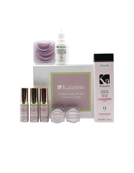 Vegan Lash lift SET CYSTEAMINE DENSE Formula for Korean lash lift airless 5ml | Kalentin Sustainable Lash Brand