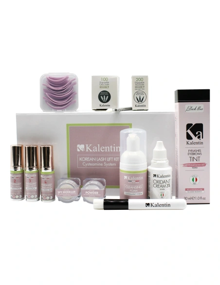 Vegan Lash lift SET CYSTEAMINE DENSE Formula for Korean lash lift airless 5ml | Kalentin Sustainable Lash Brand