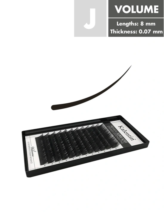 J Curl Volume Eyelash Extensions | Kalentin Sustainable Lash Brand