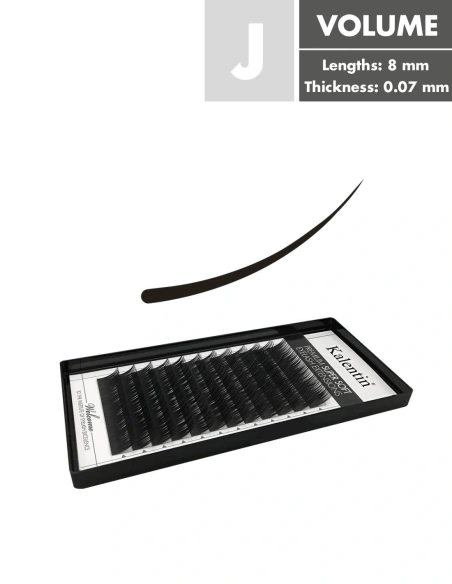 J Curl Volume Eyelash Extensions | Kalentin Sustainable Lash Brand