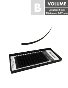 B Curl Volume Eyelash Extensions | Kalentin Sustainable Lash Brand 2
