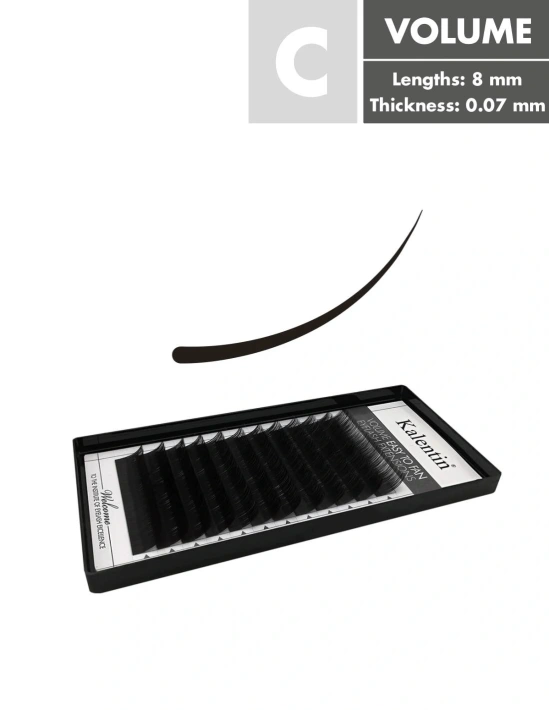 C Curl Volume Eyelash Extensions | Kalentin Sustainable Lash Brand