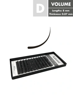 D Curl Volume Eyelash Extensions | Kalentin Sustainable Lash Brand 2