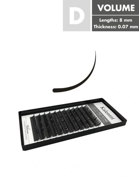 D Curl Volume Eyelash Extensions | Kalentin Sustainable Lash Brand
