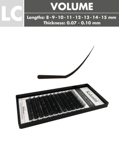 LC Curl volume eyelash extension | Kalentin sustainable lash brand
