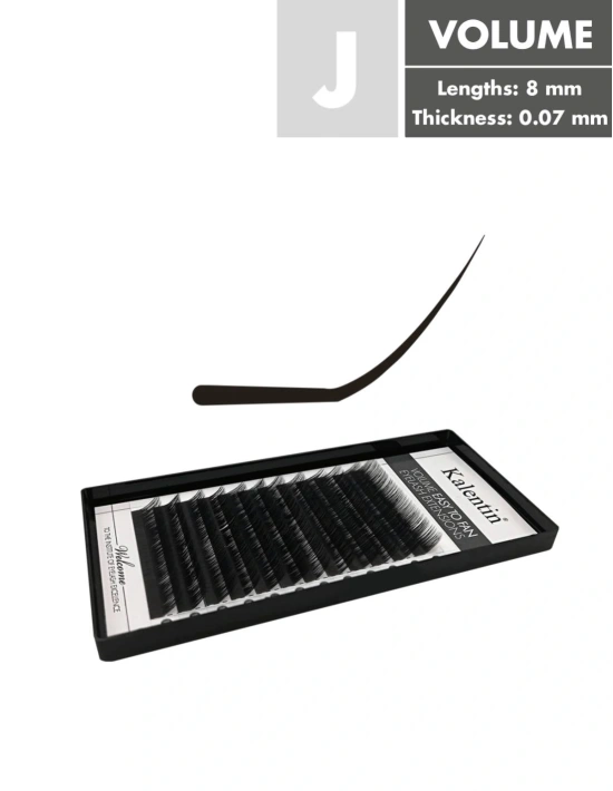 LC Curl volume eyelash extension | Kalentin sustainable lash brand