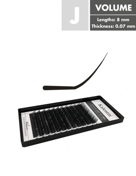 LC Curl volume eyelash extension | Kalentin sustainable lash brand