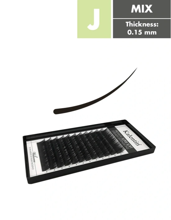 J Mix Box Classic Eyelash Extensions | Kalentin Sustainable Lash Brand
