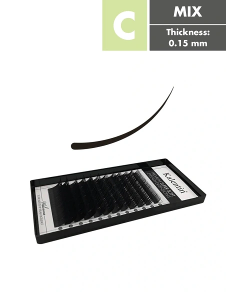 C Mix Box Classic Eyelash Extensions | Kalentin Sustainable Lash Brand
