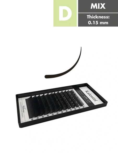 D Mix Box Classic Eyelash Extensions | Kalentin Sustainable Lash Brand