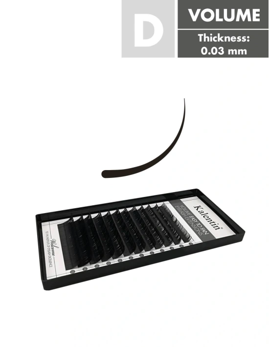 D Mix Box Volume Eyelash Extensions | Kalentin Sustainable Lash Brand