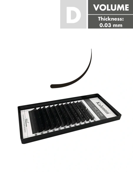 D Mix Box Volume Eyelash Extensions | Kalentin Sustainable Lash Brand