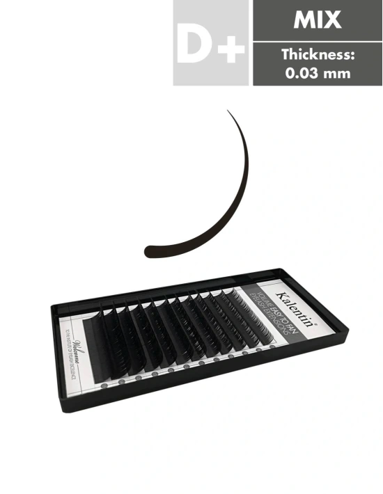 D+ Mixe Box Volume Eyelash Extensions | Kalentin Sustainable Lash Brand