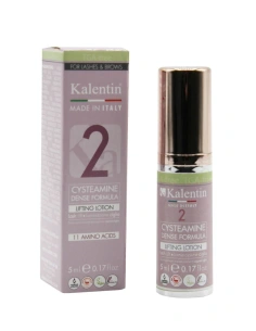 Vegan Lash lift CYSTEAMINE DENSE Formula Lifting lotion for Korean lash lift airless 5ml | Kalentin Sustainable Lash Brand