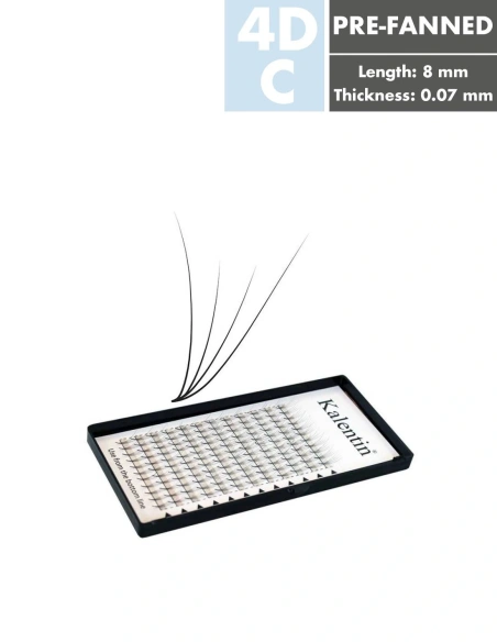 4D pre-fanned Eyelash Extensions| Kalentin Sustainable Lash Brand