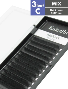 W Lashes High-Tech Fibers Hawaiian 3leaf C Ø0,07 - MIX 2