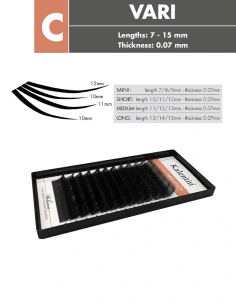 Vari Graduated Volume Eyelash Extensions | Kalentin Sustainable Lash Brand