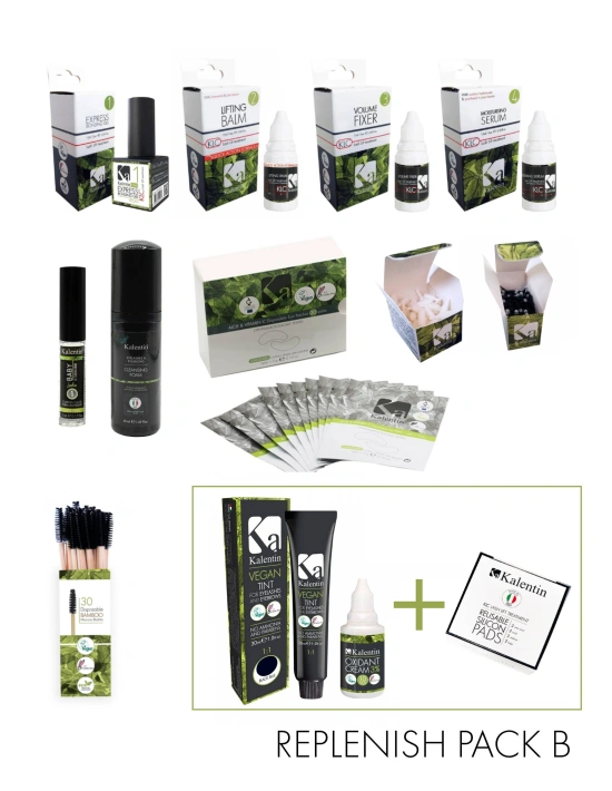 Replenish Pack B - New Vegan Lash Lift | Kalentin Sustainable Lash Brand