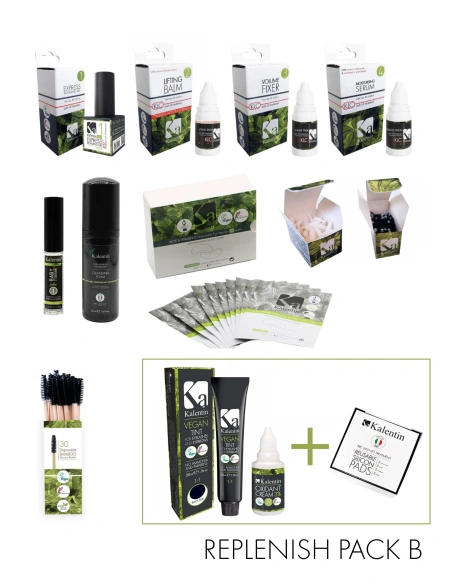 Replenish Pack B - New Vegan Lash Lift | Kalentin Sustainable Lash Brand