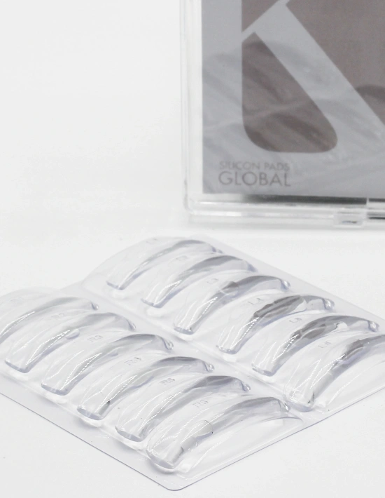 Global silicon pads for Korean Lash Lift