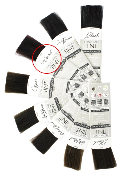 Vegan Eyebrow Intense Hybrid Tint - Red Chestnut 1ml | Kalentin Sustainable Lash Brand