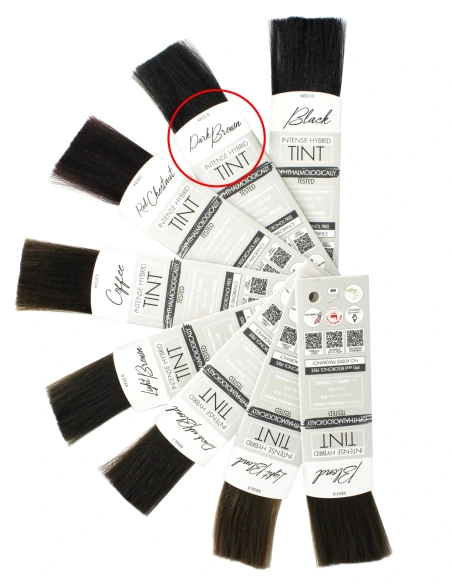 Vegan Eyebrow Intense Hybrid Tint - Dark Brown 1ml | Kalentin Sustainable Lash Brand