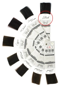 Vegan Eyelash & Eyebrow Intense Hybrid Tint - Black 1ml | Kalentin Sustainable Lash Brand 2