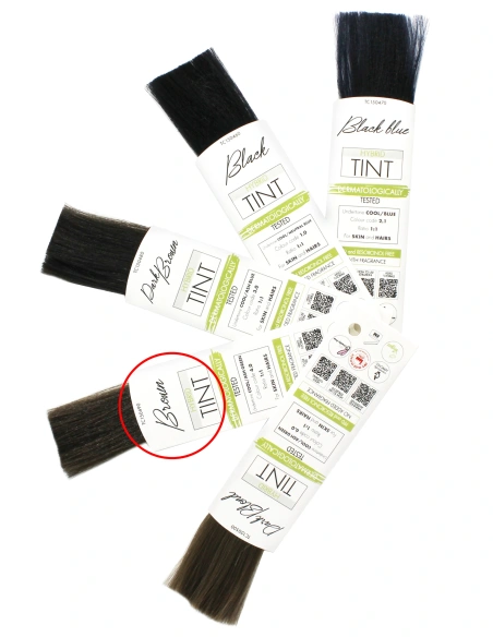 Henna Effect Hybrid Semi-Activated Eyebrow & Eyelash Vegan Tint - Brown 10ml | Kalentin Sustainable Lash Brand