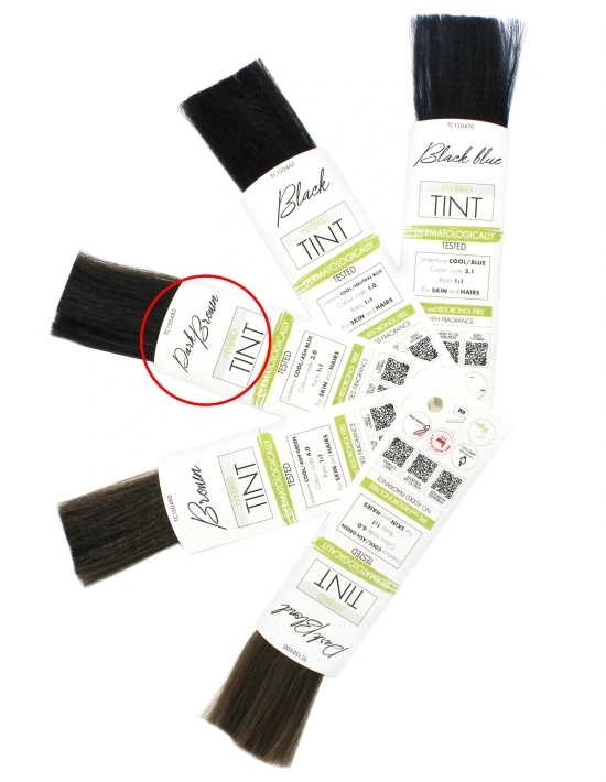 Henna Effect Hybrid Eyebrow & Eyelash Tint - Dark Brown | Kalentin Sustainable Lash Brand
