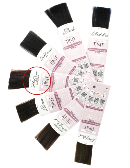 Premium Eyebrow & Eyelash Tint - Golden Brown Mahogany 30ml | Kalentin