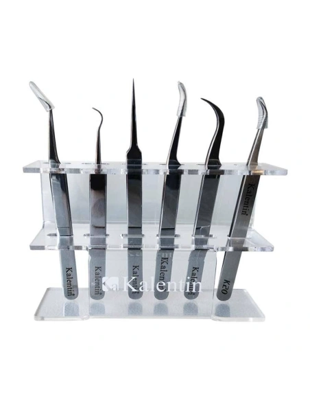 Acrylic Tweezer Display | Kalentin Sustainable Lash Brand