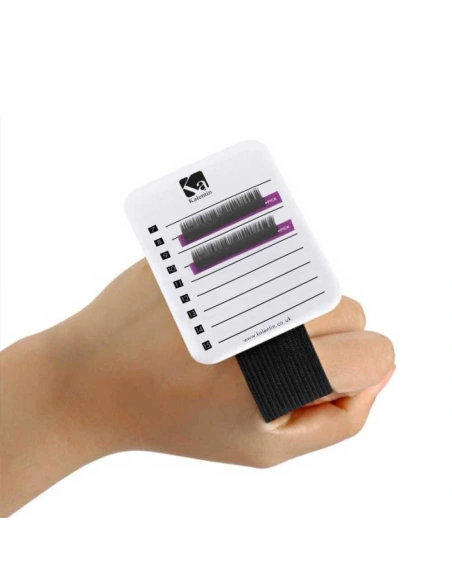 Elastic hand lash pad | Kalentin sustainable lash brand