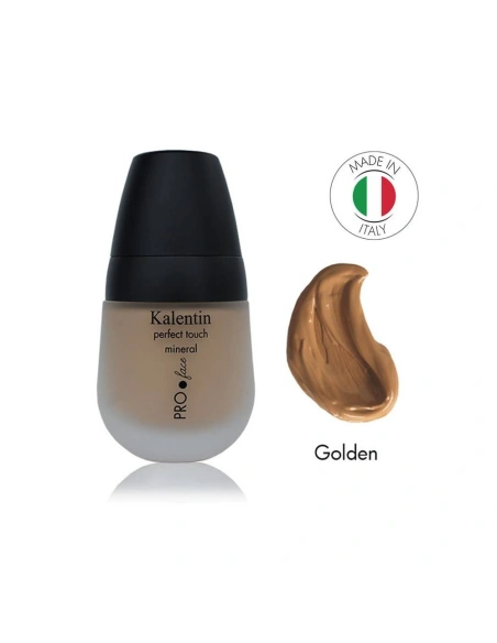 Golden Yellow Toned Mineral Liquid Foundation- No 4G Poppy | Kalentin Sustainable Cosmetic Brand