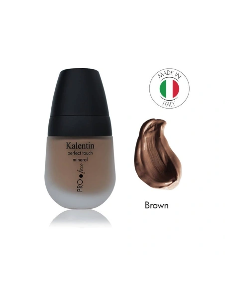 Brown Mineral Liquid Foundation - No 8 Tumeric | Kalentin Sustainable Cosmetic Brand
