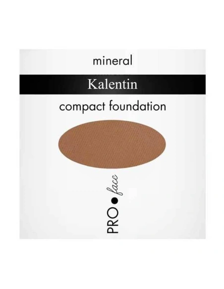 Maroon Matte Mineral Compact Foundation- No 7 Mustard | Kalentin Sustainable Cosmetic Brand