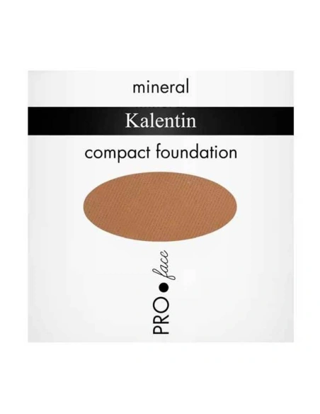 Brown Matte Mineral Compact Foundation- No 8 Saffron | Kalentin Sustainable Cosmetic Brand