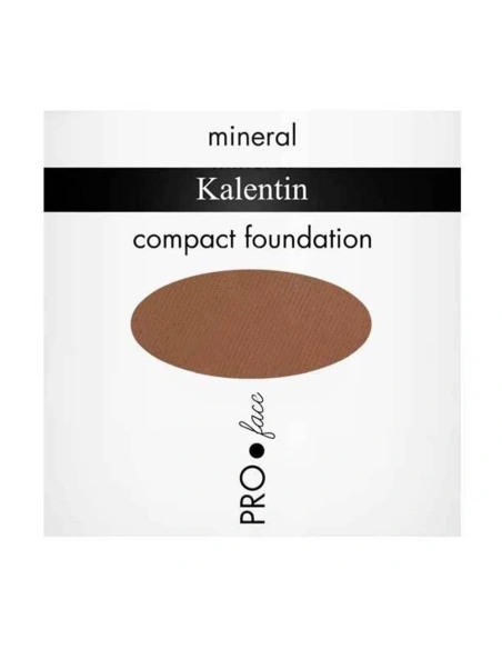 Dark Brown Matte Mineral Compact Foundation- No 9 Wasabi | Kalentin Sustainable Cosmetic Brand