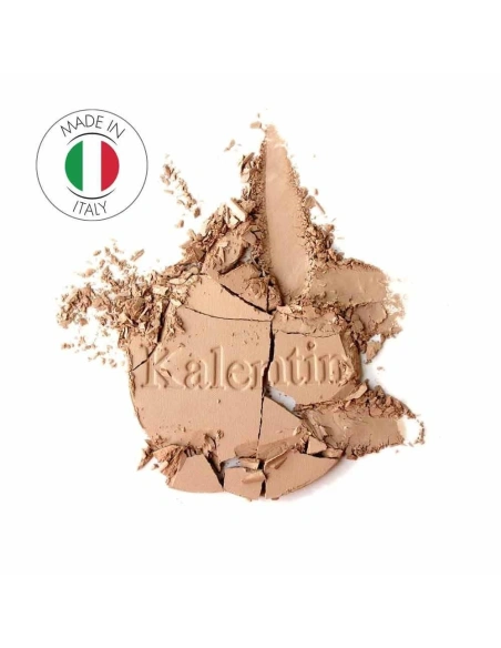 Light golden contour mineral compact powder - No 2 Sapphire | Kalentin sustainable cosmetic brand