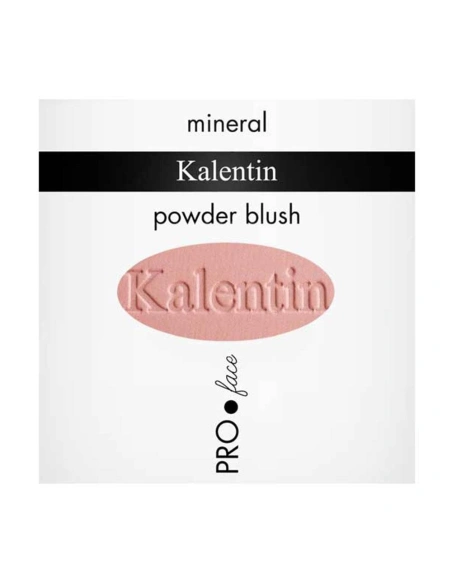 Salmon mineral compact blusher - No 1 Peach | Kalentin sustainable cosmetic brand