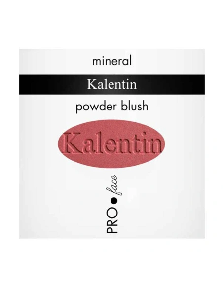 Coral red mineral compact blusher - No 2 Strawberry | Kalentin sustainable cosmetic brand