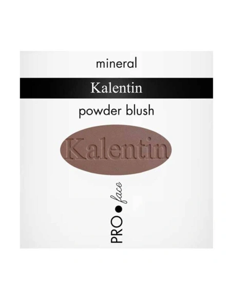 Mahogany mineral compact blusher - No 4 Persimmon | Kalentin sustainable cosmetic brand