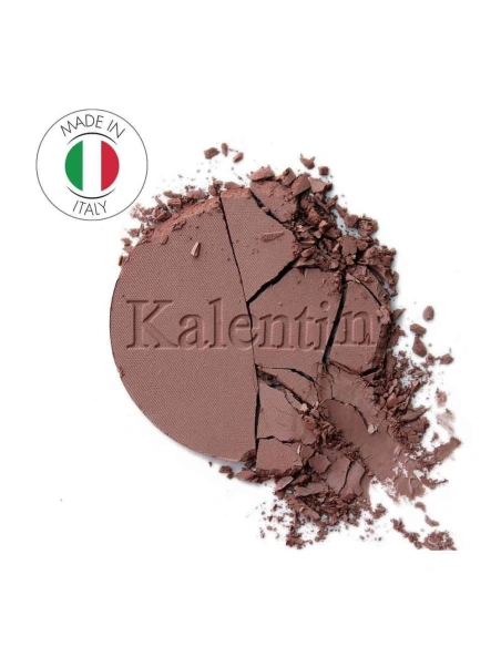Mahogany mineral compact blusher - No 4 Persimmon | Kalentin sustainable cosmetic brand