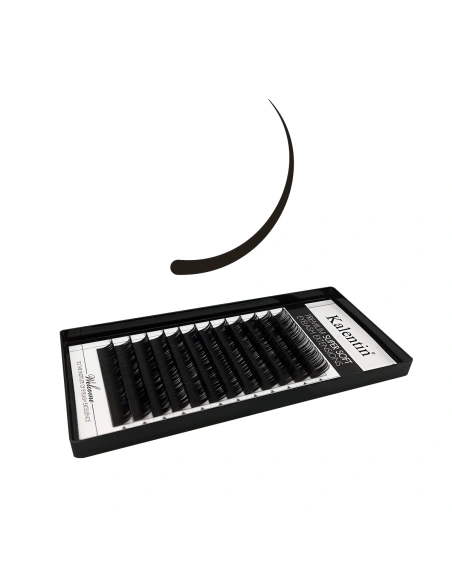 D+ Curl Classic Eyelash Extensions | Kalentin Sustainable Lash Brand