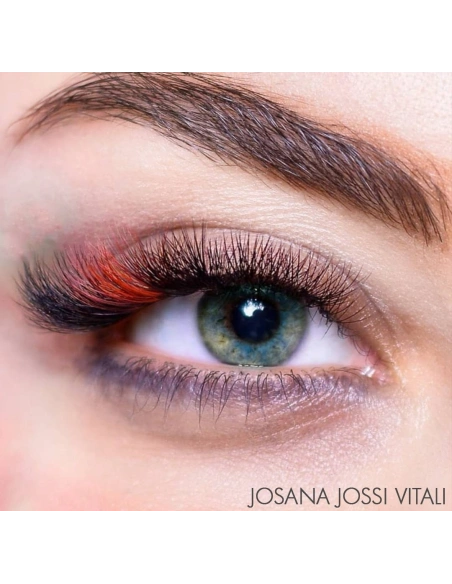 Eyelash extension colourful - thin | Kalentin sustainable lash brand