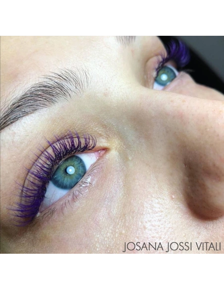 Eyelash extension colourful - thin | Kalentin sustainable lash brand