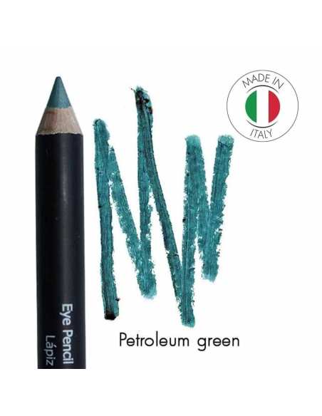 Petroleum green mineral eye pencil - No 8 Bella  | Kalentin sustainable cosmetic brand