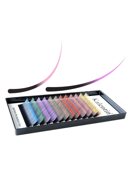 Eyelash Extensions two tone - light | Kalentin sustainable lash brand
