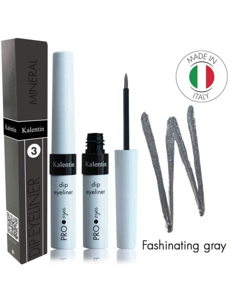 Mineral eyeliner Grey - Kitty 3 | Kalentin sustainable cosmetic brand
